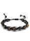 Zosimi Beads Дамска Гривна Макраме с Дизайн Очи от Въжета 26см
