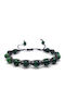 Zosimi Beads Brățară Pentru Femei Macrame Cu Design Ochi Protector Din Șnur 25cm