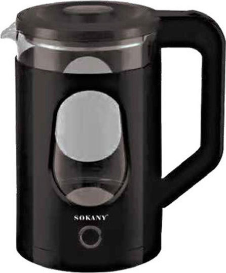 Sokany Електрическа Кана 2.3л 2000W Черна