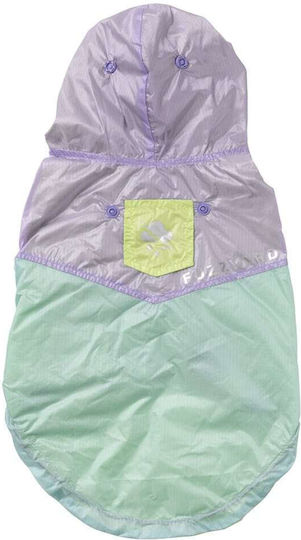 Fuzzyard Haine pentru câini Impermeabil Violet Mare cu Lungimea Spateului 45 cm