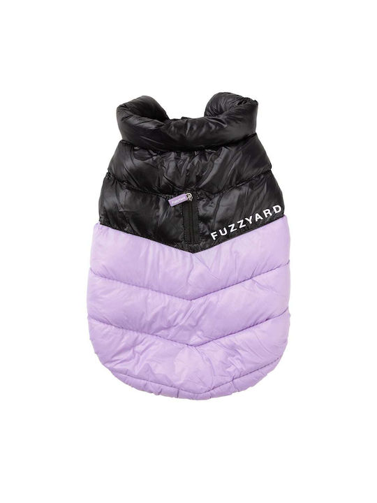 Fuzzyard Harlem Μπουφάν Σκύλου Μωβ XXSmall με Μήκος Ράχης 26 εκ.