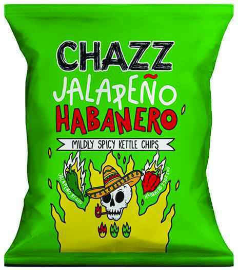 Chazz Chips mit Geschmack Jalapeno-Habanero-Pfeffer 50gr