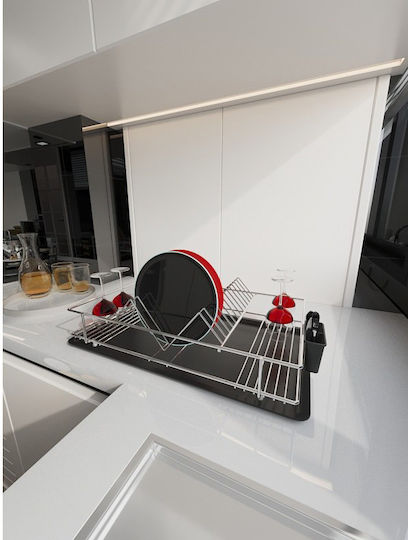 Hermia Metallic Black Sink Strainer 47x31x11cm