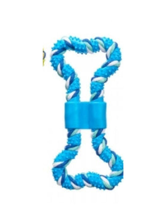 Mascow Hundespielzeug Knochen Blau