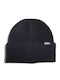 Beanie Unisex Beanie with Rib Knit in Black color