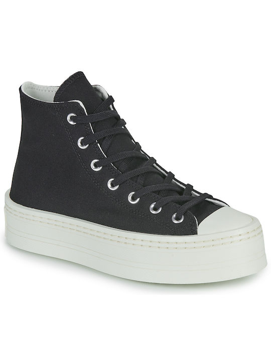 Converse Chuck Taylor All Star Modern Lift Platform Canvas Sneakers Schwarz