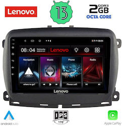 Lenovo Sistem Audio Auto pentru Fiat 500 2016> (Bluetooth/USB/WiFi/GPS) cu Ecran Tactil 9"