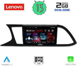 Lenovo Car Audio System for Seat Leon 2012-2021 (Bluetooth/USB/WiFi/GPS) with Touch Screen 9"