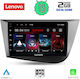 Lenovo Car-Audiosystem für Seat Leon 2005-2012 (Bluetooth/USB/WiFi/GPS) mit Touchscreen 9"