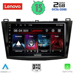 Lenovo Car-Audiosystem für Mazda 3 2009-2014 (Bluetooth/USB/WiFi/GPS) mit Touchscreen 9"