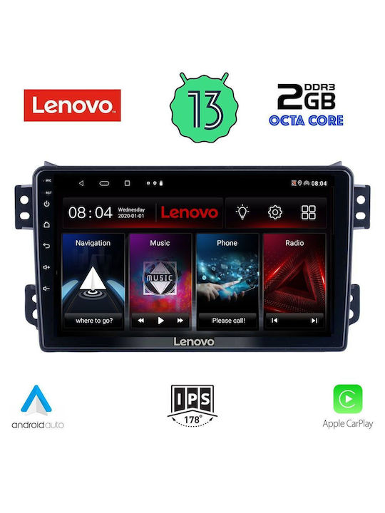 Lenovo Ηχοσύστημα Αυτοκινήτου για Opel Agila Suzuki Splash (Bluetooth/USB/WiFi/GPS) με Οθόνη Αφής 9"