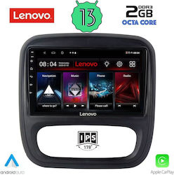 Lenovo Ηχοσύστημα Αυτοκινήτου για Opel Vivaro Renault Trafic (Bluetooth/USB/WiFi/GPS) με Οθόνη Αφής 9"