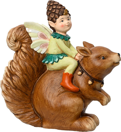 Kaemingk Коледна Керамична Фигура Elf Височина 40см.