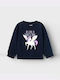 Kids' Shirt Long Sleeve Navy Blue