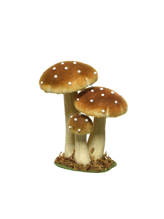 Kaemingk Decorative Mushroom made of Fabric 12x12x17cm 1pcs
