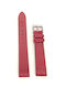 Leather Strap Red 18mm