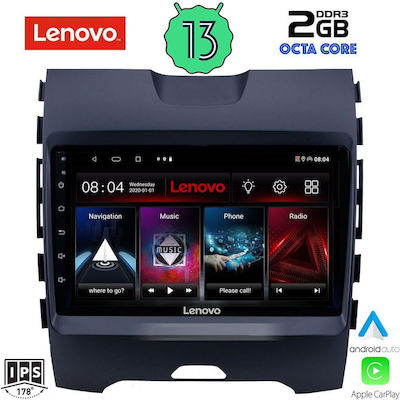 Lenovo Sistem Audio Auto pentru Ford Margine 2015> (Bluetooth/USB/WiFi/GPS/Apple-Carplay/Android-Auto) cu Ecran Tactil 9"