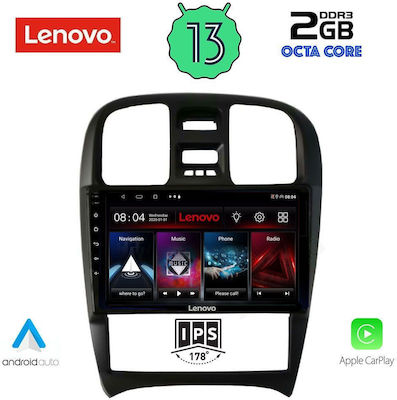Lenovo Car-Audiosystem für Hyundai Sonate 2000-2006 (Bluetooth/USB/WiFi/GPS/Apple-Carplay/Android-Auto) mit Touchscreen 9"