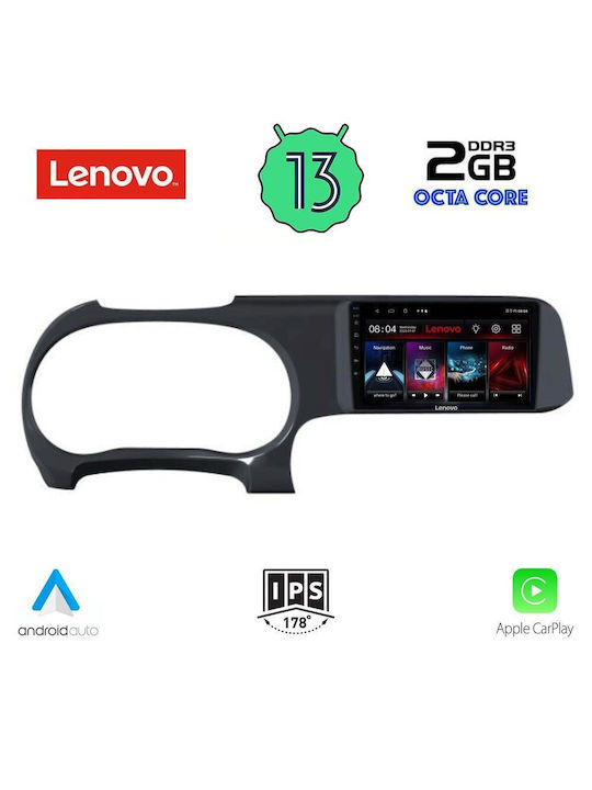 Lenovo Ηχοσύστημα Αυτοκινήτου για Hyundai i10 2020> (Bluetooth/USB/WiFi/GPS/Apple-Carplay/Android-Auto) με Οθόνη Αφής 9"