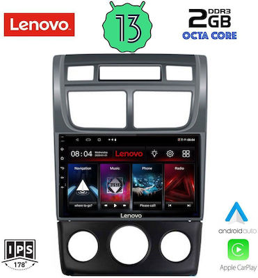 Lenovo Car-Audiosystem für Kia Sportage 2004-2010 (Bluetooth/USB/WiFi/GPS/Apple-Carplay/Android-Auto) mit Touchscreen 9"