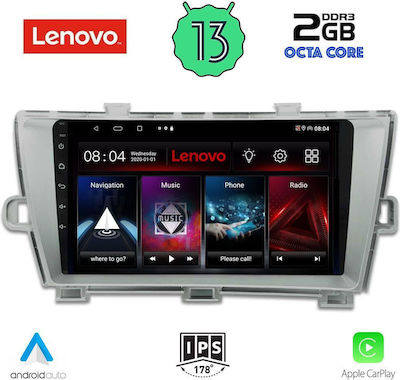 Lenovo Car-Audiosystem für Toyota Prius 2009-2015 (Bluetooth/USB/WiFi/GPS/Apple-Carplay/Android-Auto) mit Touchscreen 9"