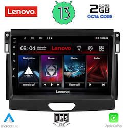 Lenovo Car Audio System for Ford Ranger 2015-2018 (Bluetooth/USB/WiFi/GPS/Apple-Carplay/Android-Auto) with Touch Screen 9"