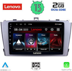 Lenovo Car-Audiosystem für Toyota Avensis 2003-2009 (Bluetooth/USB/WiFi/GPS/Apple-Carplay/Android-Auto) mit Touchscreen 9"