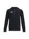 Under Armour Cardigan pentru copii din material frotirat Fleece cu glugă Black