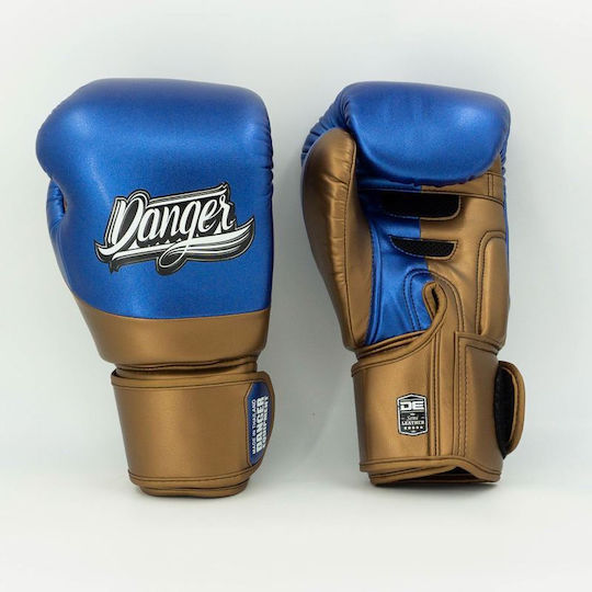 Danger Equipment Boxhandschuhe für Kampf Blau