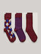 Gant Socken Burgundisch 3Pack