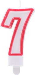 Tpster Birthday Candle Number "7" Multicolored ...