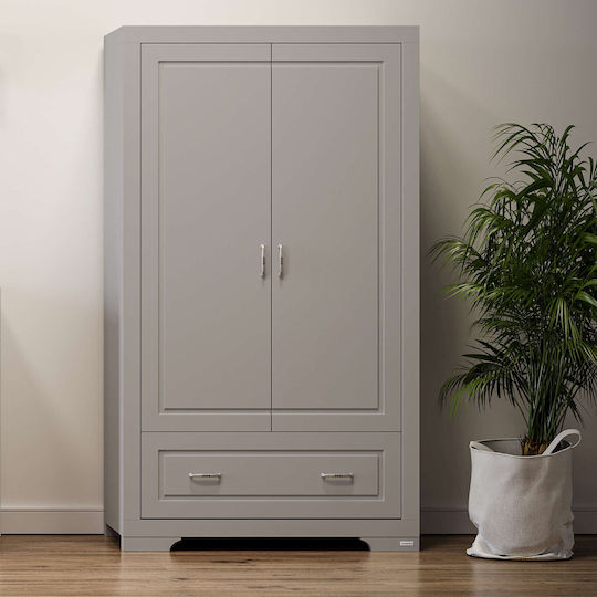 York Two Door Wardrobe Grey 100x54x179cm