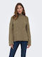 Only Women's Athletic Blouse Long Sleeve Brown