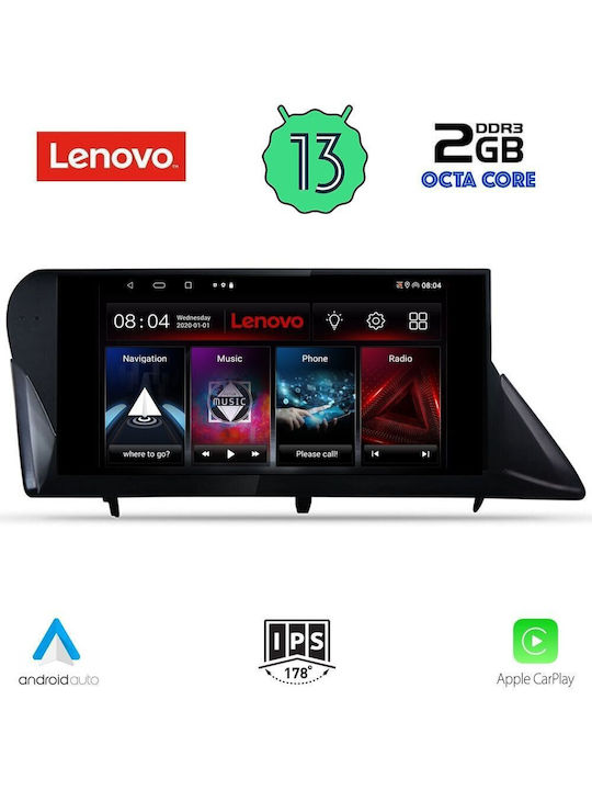 Lenovo Car-Audiosystem für Lexus RX 2009-2014 (Bluetooth/USB/WiFi/GPS) mit Touchscreen 9"