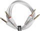 UDG Cable 2 x 6.3mm male - 2x 6.3mm male 1.5m White (U97002WH)