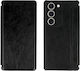 Powertech Razor Leather Back Cover Δερμάτινο Μαύρο (Galaxy S23+)