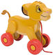 Clementoni Дърпаща играчка Simba от дърво