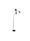 Trio Lighting Lumina Lampa de podea Î200xL72cm. cu Soclu pentru Bec E14 Negru