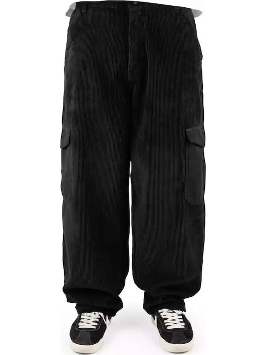 Παντελόνι Cargo σε Baggy Γραμμή Μαύρο