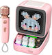 Divoom Boxă Karaoke Cu Microfon Wireless Fără Fir Și Efecte De Iluminare Ditoo Mic G 338036 Roz