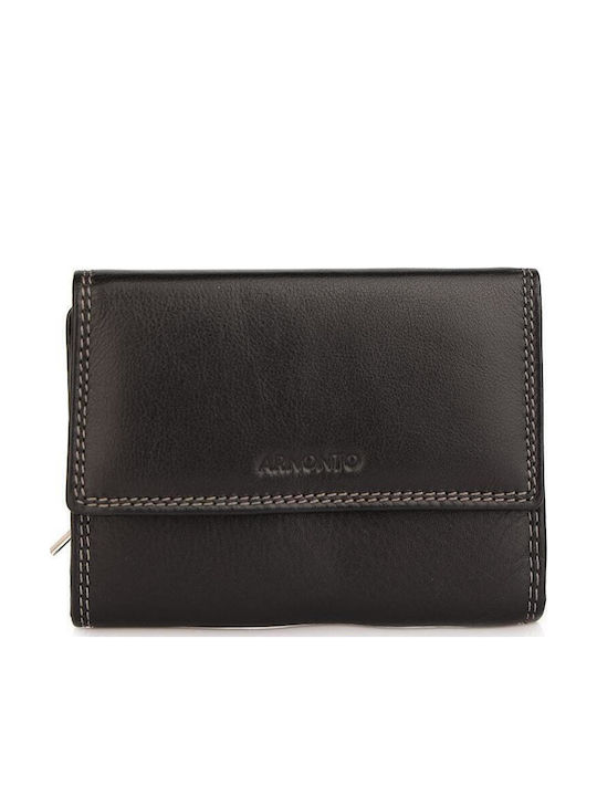Armonto Small Leather Women's Wallet Black