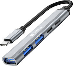 Sandberg USB Hub 5 Θυρών (USB-C) 336-50