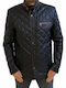 Leather Jacket Blue
