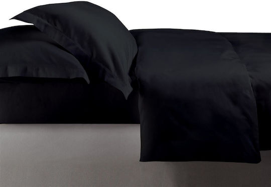 Makis Tselios Home Set Husă de Pilotă Super Dublă cu 2 Fețe de Pernă 240x260 Negru