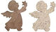Glorex Wooden Christmas Decoration 9pcs