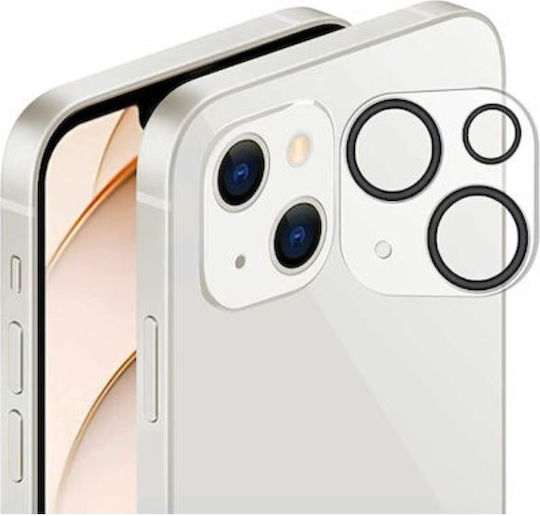 Black Circles Camera Protection Tempered Glass Black for the iPhone 13