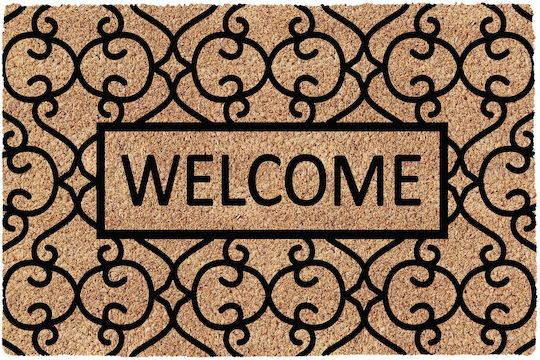 TnS Entrance Mat made of Coir Brown 40x60cm Thickness 15mm