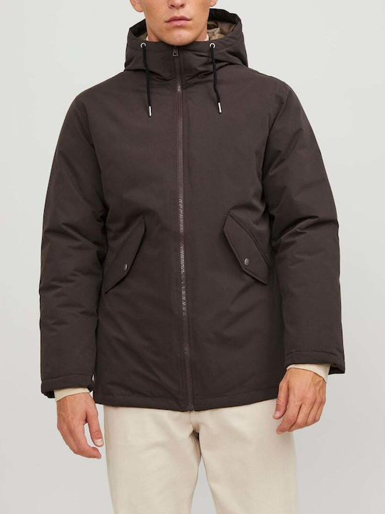 Winter Jacket Parka Brown