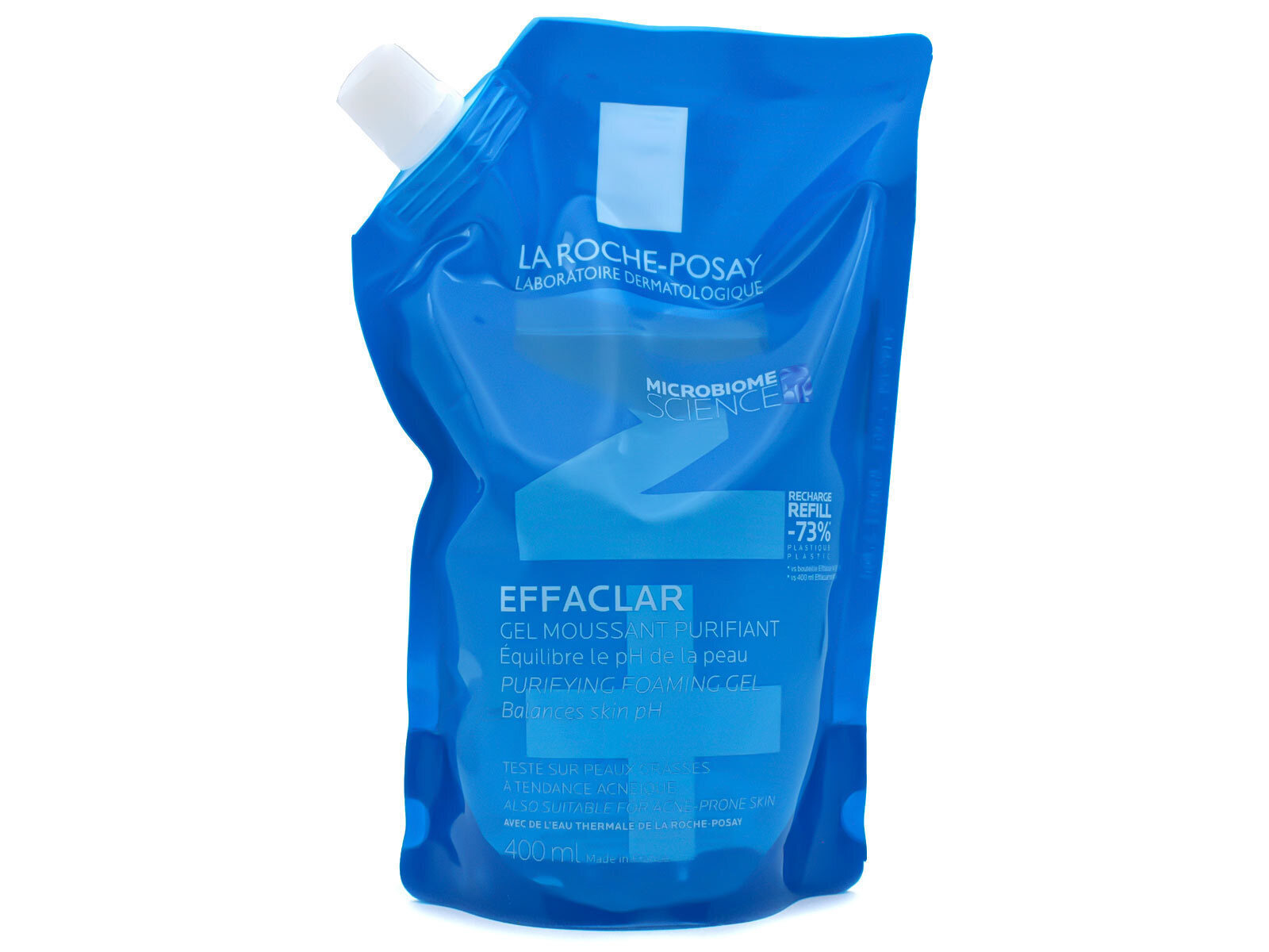 La Roche Posay Effaclar Refill Gel Καθαρισμού Προσώπου για Ακνεϊκές Επιδερμίδες 400ml
