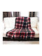 Linea Home Aurora Κουβέρτα Fleece Μονή 150x200εκ. Κόκκινη